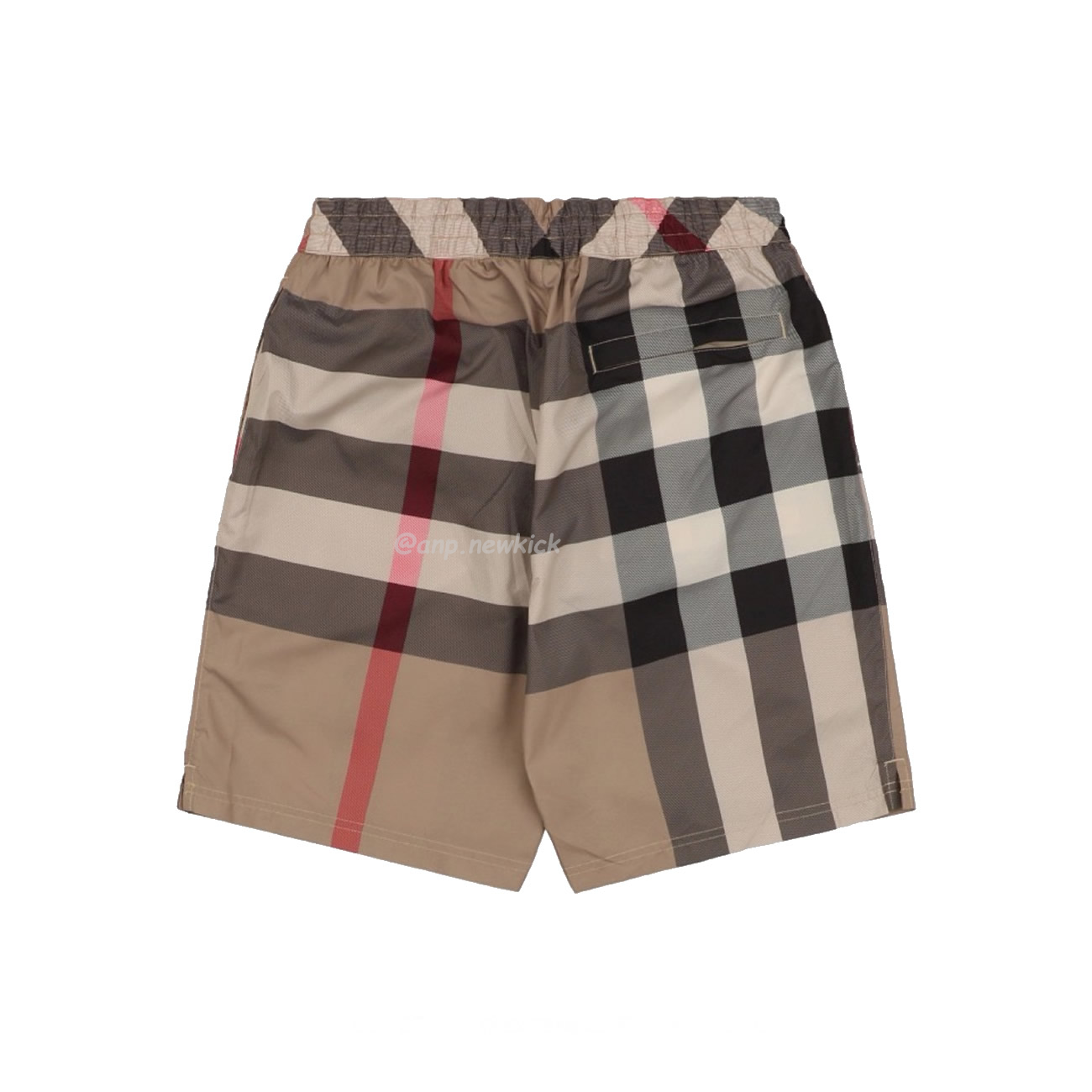 Burberry Check Drawcord Swim Shorts Archive Beige (4) - newkick.cc